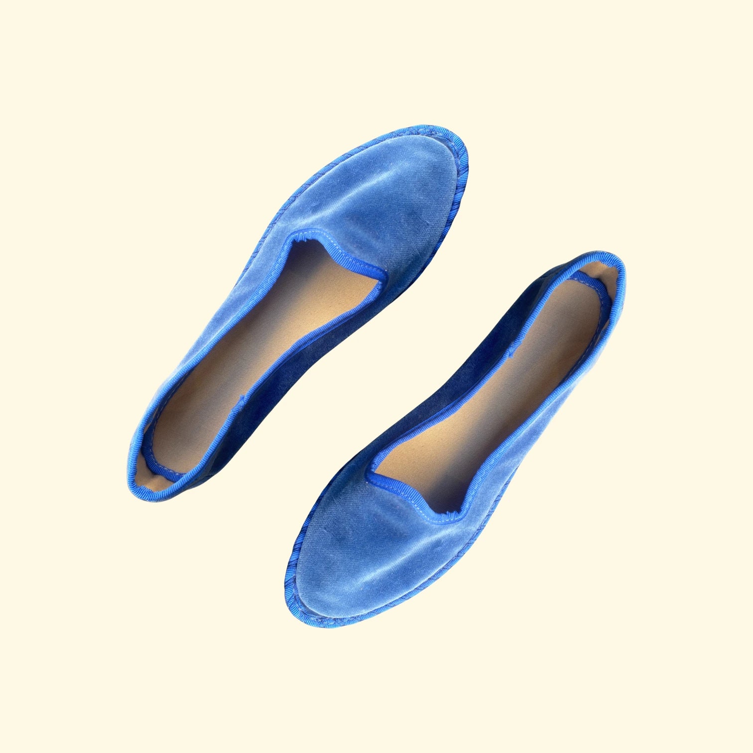 Veneciana terciopelo azulón