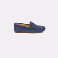 mocasín serraje azul
