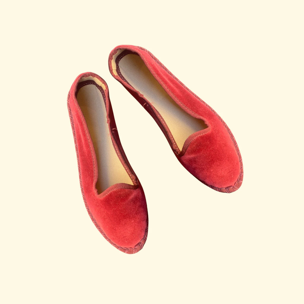 Venecianas terciopelo burdeos