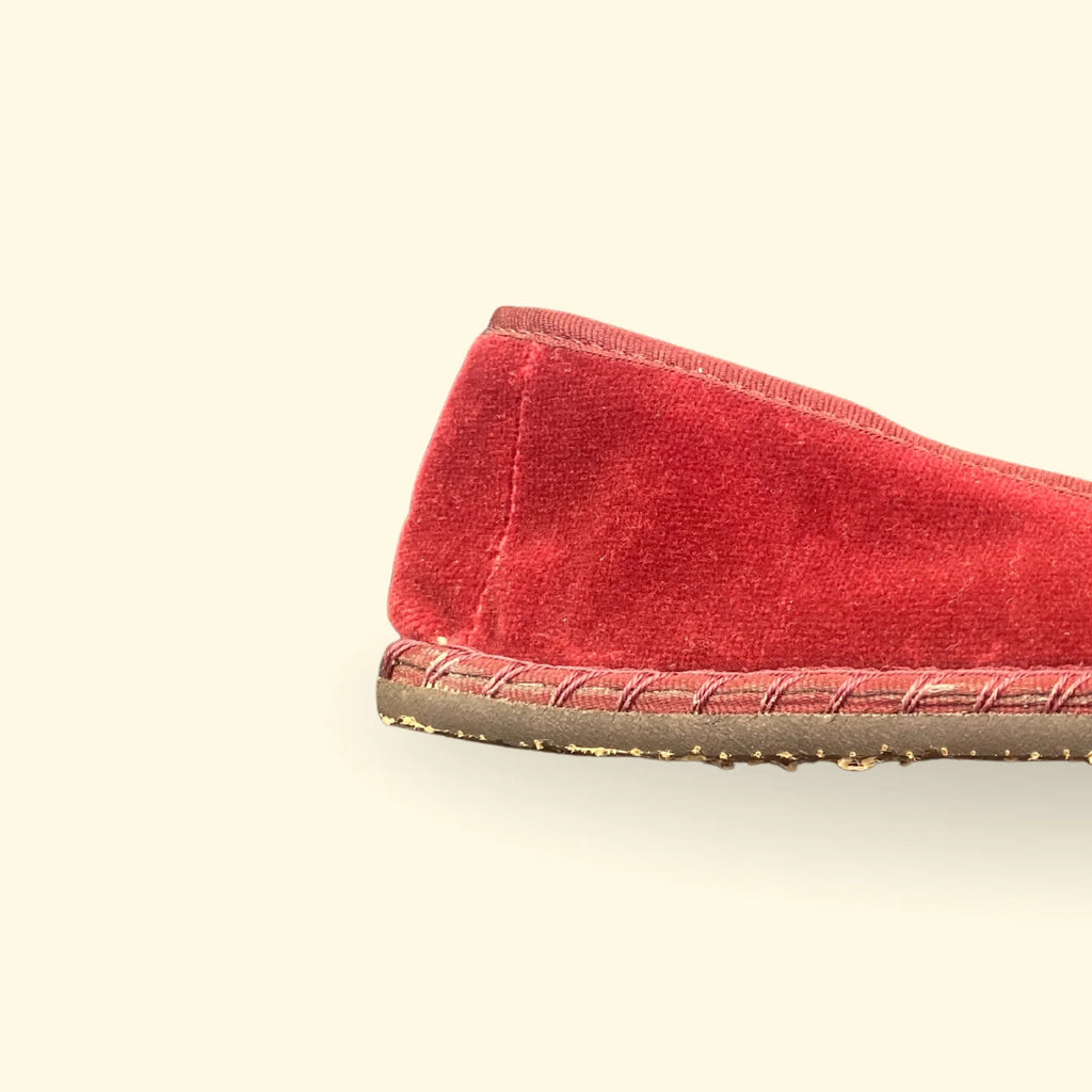 Venecianas terciopelo burdeos