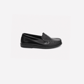 Mocasín negro de piel