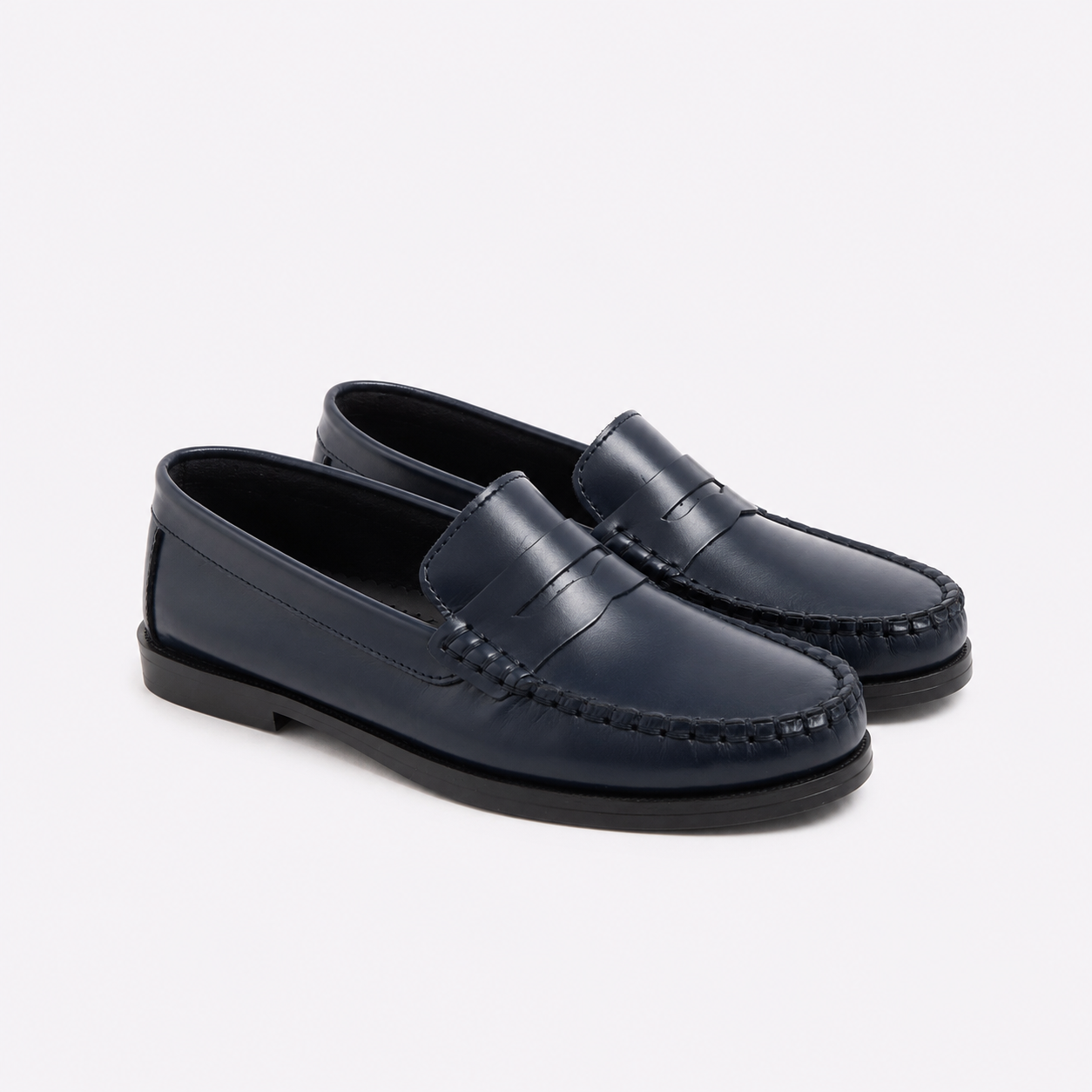 Mocasín marino de piel
