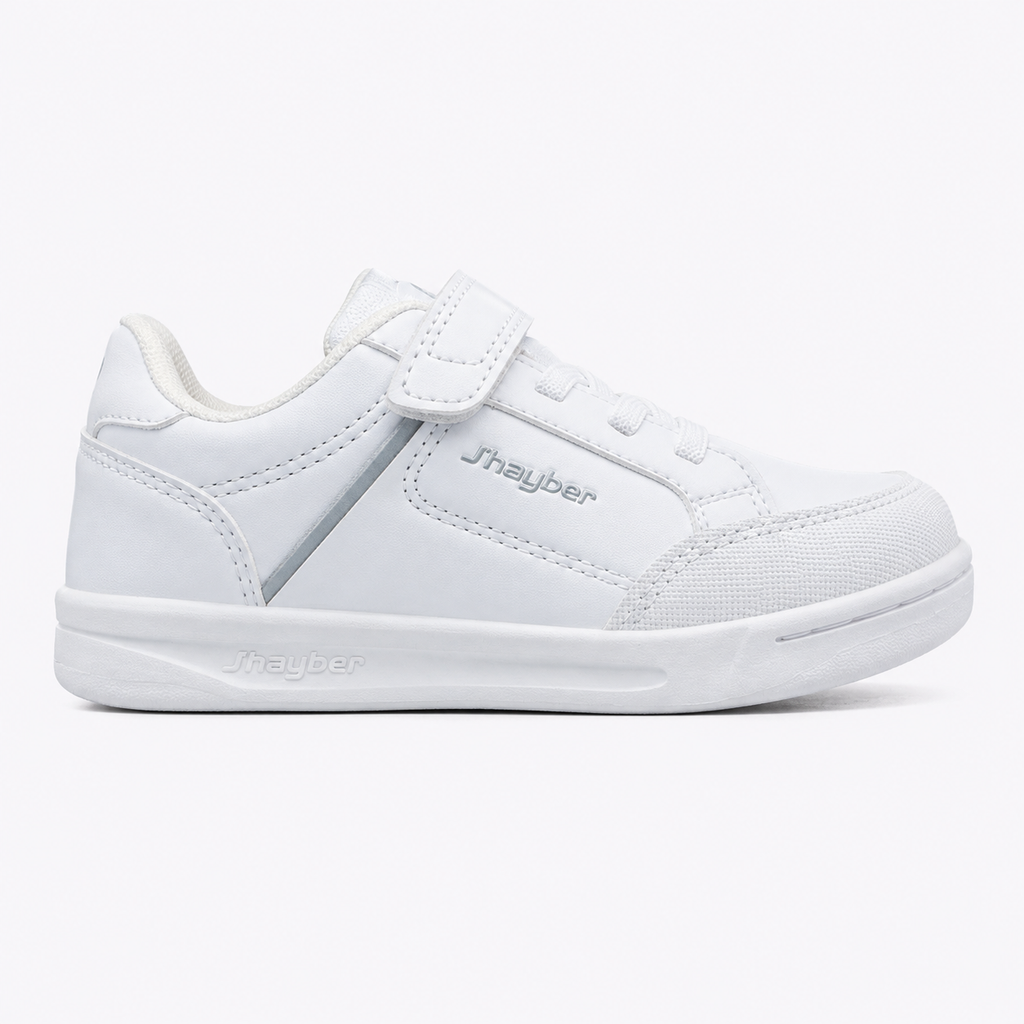 COVICO - Deportivo blanco y detalles en gris