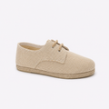 Blucher zapato lino beige