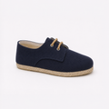 Blucher zapato lino marino