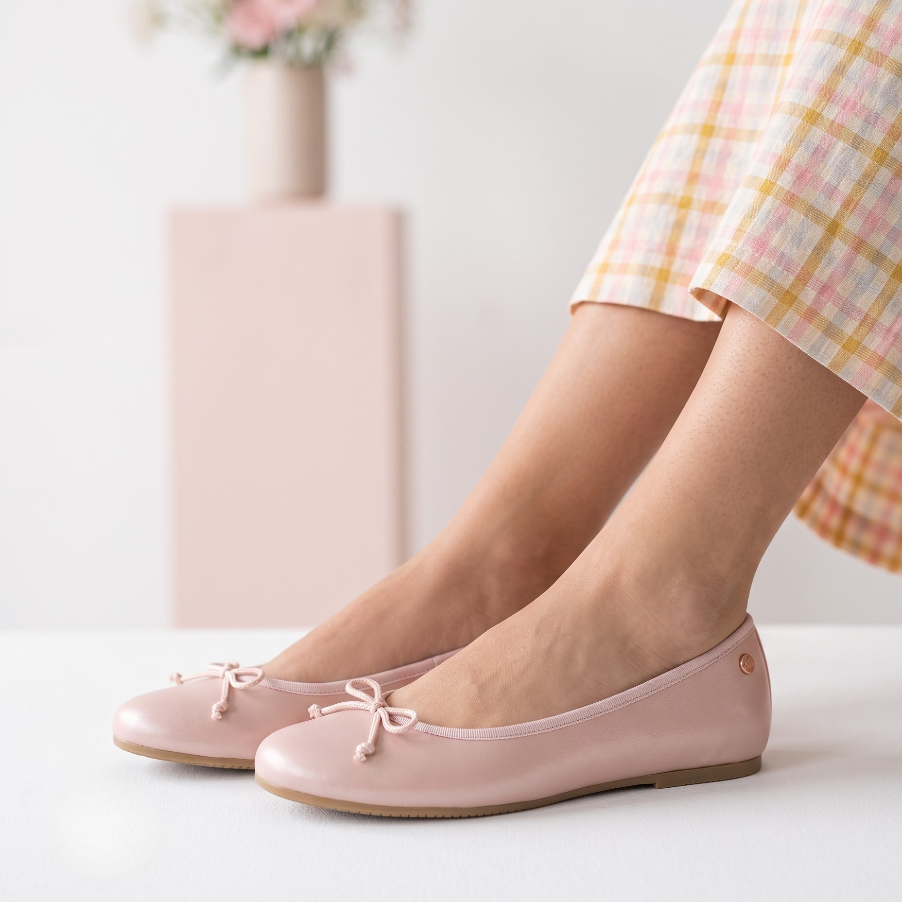 Bailarina de piel rosa