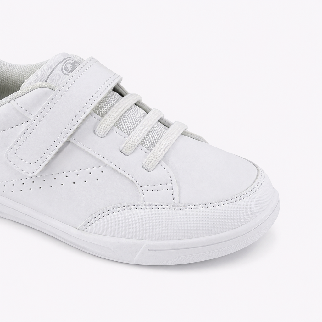 COLOSA - Deportivo blanco y detalles en gris oscuro