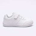 BAREFOOT- Deportivo escolar blanco con cierre de velcro