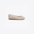 Bailarina de ante beige