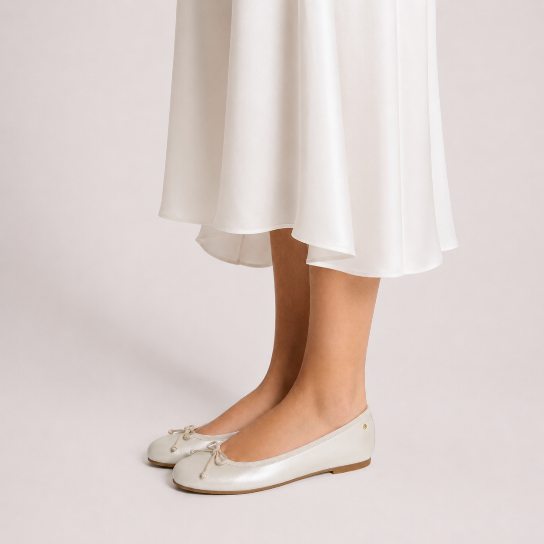 Bailarina de piel blanca