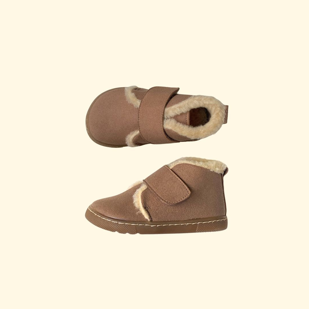 Bota borreguito piel marrón