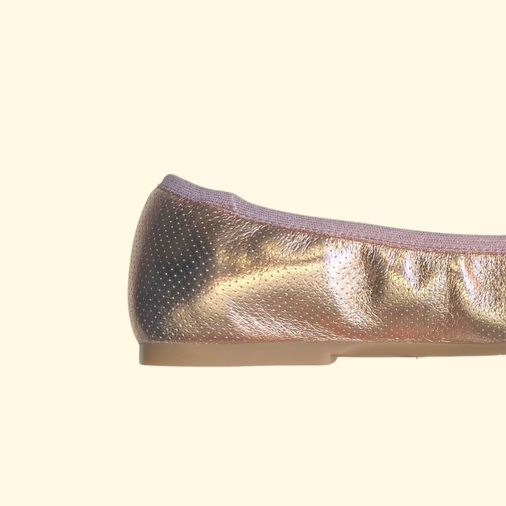 Bailarina metalizada rosa